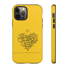 Load image into Gallery viewer, Tough Cases Yellow ((The Power of Love, Heart Design)
