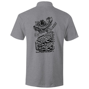 AS Colour Chad - S/S Polo Shirt (Ocean Spirit, Whale Design) (Double-Sided Print)