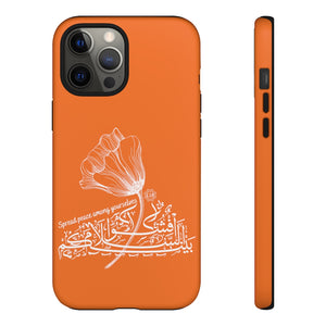 Tough Cases Orange (The Peace Spreader, Flower Design)
