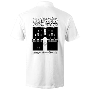 AS Colour Chad - S/S Polo Shirt (Aleppo, the White City) (Double-Sided Print)