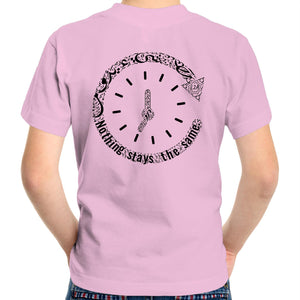 AS Colour Kids Youth Crew T-Shirt (The Change, Time Design) (Double-Sided Print)