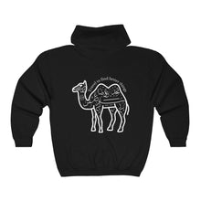 Load image into Gallery viewer, Unisex Heavy Blend™ Full Zip Hooded Sweatshirt (The Voyager, Camel Design) - Levant 2 Australia
