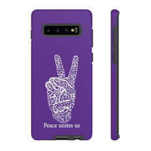 Load image into Gallery viewer, Tough Cases Royal Purple (The Pacifist, Peace Design)
