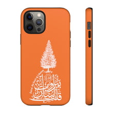 Load image into Gallery viewer, Tough Cases Orange (Beirut, the heart of Lebanon - Cedar Design)
