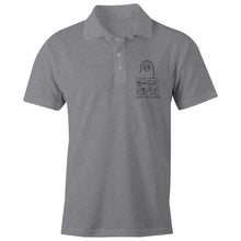 Load image into Gallery viewer, AS Colour Chad - S/S Polo Shirt (Patience, Lock Design) (Double-Sided Print)
