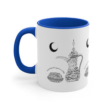 Load image into Gallery viewer, 11oz Accent Mug (The Arab Hospitality, Coffee Pot Design)
