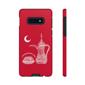 Tough Cases Red (The Arab Hospitality, Coffee Pot Design)
