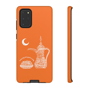 Tough Cases Orange (The Arab Hospitality, Coffee Pot Design)