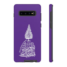 Load image into Gallery viewer, Tough Cases Royal Purple (Beirut, the heart of Lebanon - Cedar Design)
