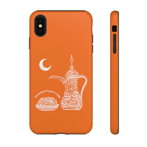 Tough Cases Orange (The Arab Hospitality, Coffee Pot Design)