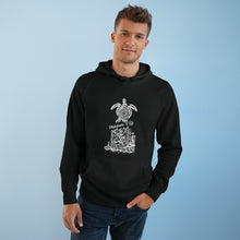 Load image into Gallery viewer, Unisex Supply Hood (Ditch Plastic! - Turtle Design) (Double-Sided Print)
