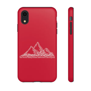 Tough Cases Red (The Ambitious, Mountain Design)