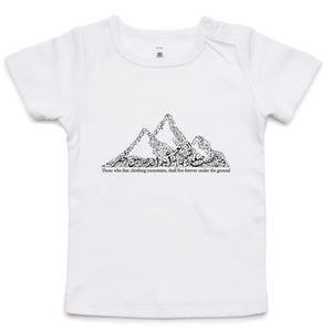 AS Colour - Infant Wee Tee (The Ambitious, Mountain Design)
