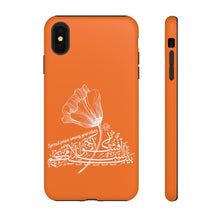 Load image into Gallery viewer, Tough Cases Orange (The Peace Spreader, Flower Design)
