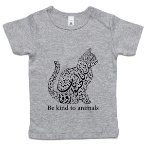 AS Colour - Infant Wee Tee (The Animal Lover, Cat Design)