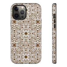 Load image into Gallery viewer, Tough Cases Sepia Brown (Islamic Pattern v21)
