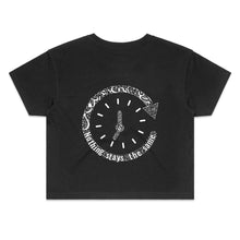 Load image into Gallery viewer, AS Colour - Women&#39;s Crop Tee (The Change, Time Design) (Double-Sided Print)
