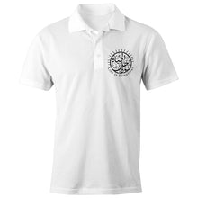 Load image into Gallery viewer, AS Colour Chad - S/S Polo Shirt (The Optimistic, Sun Design) (Double-Sided Print)
