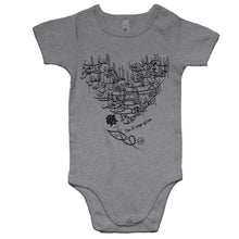 Load image into Gallery viewer, AS Colour Mini Me - Baby Onesie Romper (The 31 Ways of Love)
