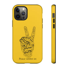 Load image into Gallery viewer, Tough Cases Yellow (The Pacifist, Peace Design)
