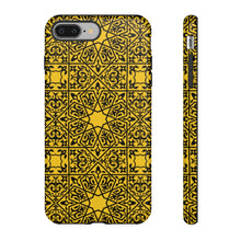 Load image into Gallery viewer, Tough Cases Yellow (Islamic Pattern v14)
