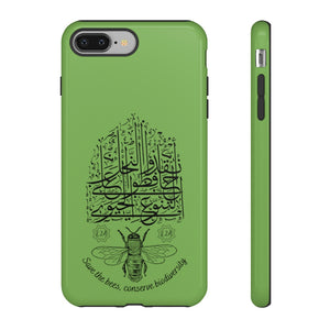 Tough Cases Apple Green (Save the Bees! Conserve Biodiversity!)