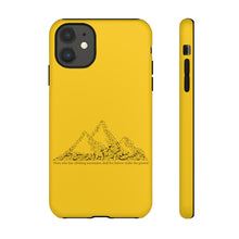 Load image into Gallery viewer, Tough Cases Yellow (The Ambitious, Mountain Design)
