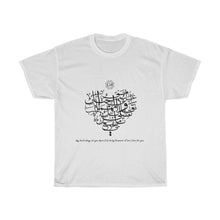 Load image into Gallery viewer, Unisex Heavy Cotton Tee (The Power of Love, Heart Design) - Levant 2 Australia
