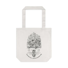 Load image into Gallery viewer, Cotton Tote Bag (Save the Bees! Conserve Biodiversity!) (Double-Sided Print)
