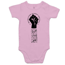 Load image into Gallery viewer, AS Colour Mini Me - Baby Onesie Romper (The Justice Seeker, Revolution Design)
