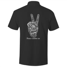 Load image into Gallery viewer, AS Colour Chad - S/S Polo Shirt (The Pacifist, Peace Design) (Double-Sided Print)
