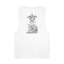 Load image into Gallery viewer, Unisex Barnard Tank (Ditch Plastic! - Turtle Design) (Double-Sided Print)
