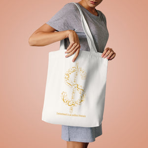 Cotton Tote Bag (The Ultimate Wealth Design, Dollar Sign) - Levant 2 Australia
