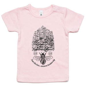 AS Colour - Infant Wee Tee (Save the Bees! Conserve Biodiversity!)