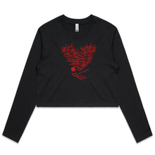 Load image into Gallery viewer, AS Colour - Women&#39;s Long Sleeve Crop Tee (The 31 Ways of Love) (Double-Sided Print)
