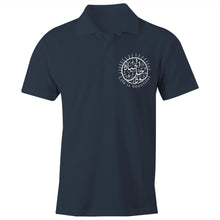 Load image into Gallery viewer, AS Colour Chad - S/S Polo Shirt (The Optimistic, Sun Design) (Double-Sided Print)
