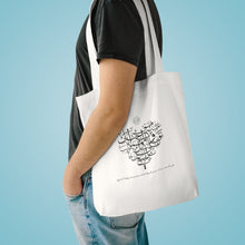 Load image into Gallery viewer, Cotton Tote Bag (The Power of Love, Heart Design) - Levant 2 Australia
