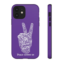 Load image into Gallery viewer, Tough Cases Royal Purple (The Pacifist, Peace Design)
