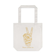 Load image into Gallery viewer, Cotton Tote Bag (The Pacifist, Peace Design) - Levant 2 Australia
