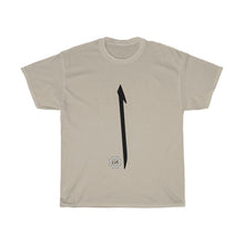 Load image into Gallery viewer, Unisex Heavy Cotton Tee (Arabic Script Edition, Alef without Hamza _aː_ ا) (Front Print)
