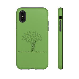 Tough Cases Apple Green (The Environmentalist, Tree Design)