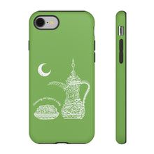 Load image into Gallery viewer, Tough Cases Apple Green (The Arab Hospitality, Coffee Pot Design)

