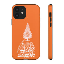 Load image into Gallery viewer, Tough Cases Orange (Beirut, the heart of Lebanon - Cedar Design)
