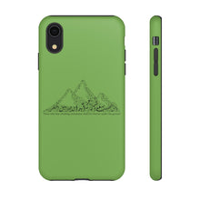 Load image into Gallery viewer, Tough Cases Apple Green (The Ambitious, Mountain Design)
