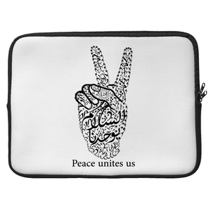 15" Laptop Sleeve (The Pacifist, Peace Design)