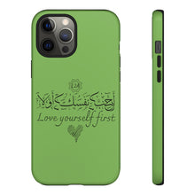 Load image into Gallery viewer, Tough Cases Apple Green (Self-Appreciation, Heart Design)
