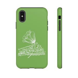 Tough Cases Apple Green (The Peace Spreader, Flower Design)