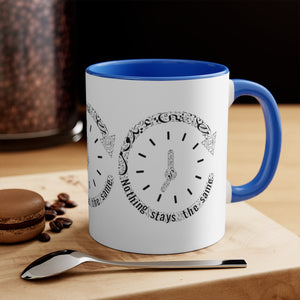 11oz Accent Mug (The Change, Time Design)