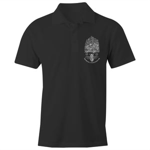 AS Colour Chad - S/S Polo Shirt (Save the Bees! Conserve Biodiversity!) (Double-Sided Print)