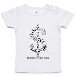 AS Colour - Infant Wee Tee (The Ultimate Wealth Design, Dollar Sign)